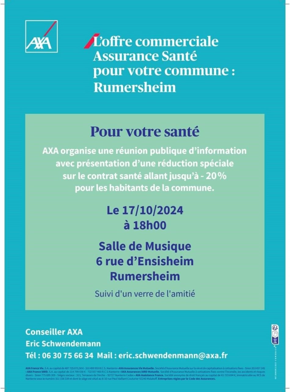 Réunion publique AXA - 17.10.24