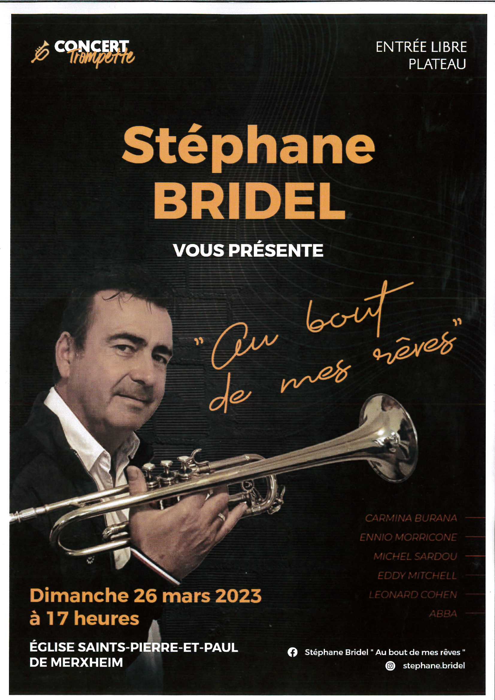 Concert trompette - Stéphane Bridel