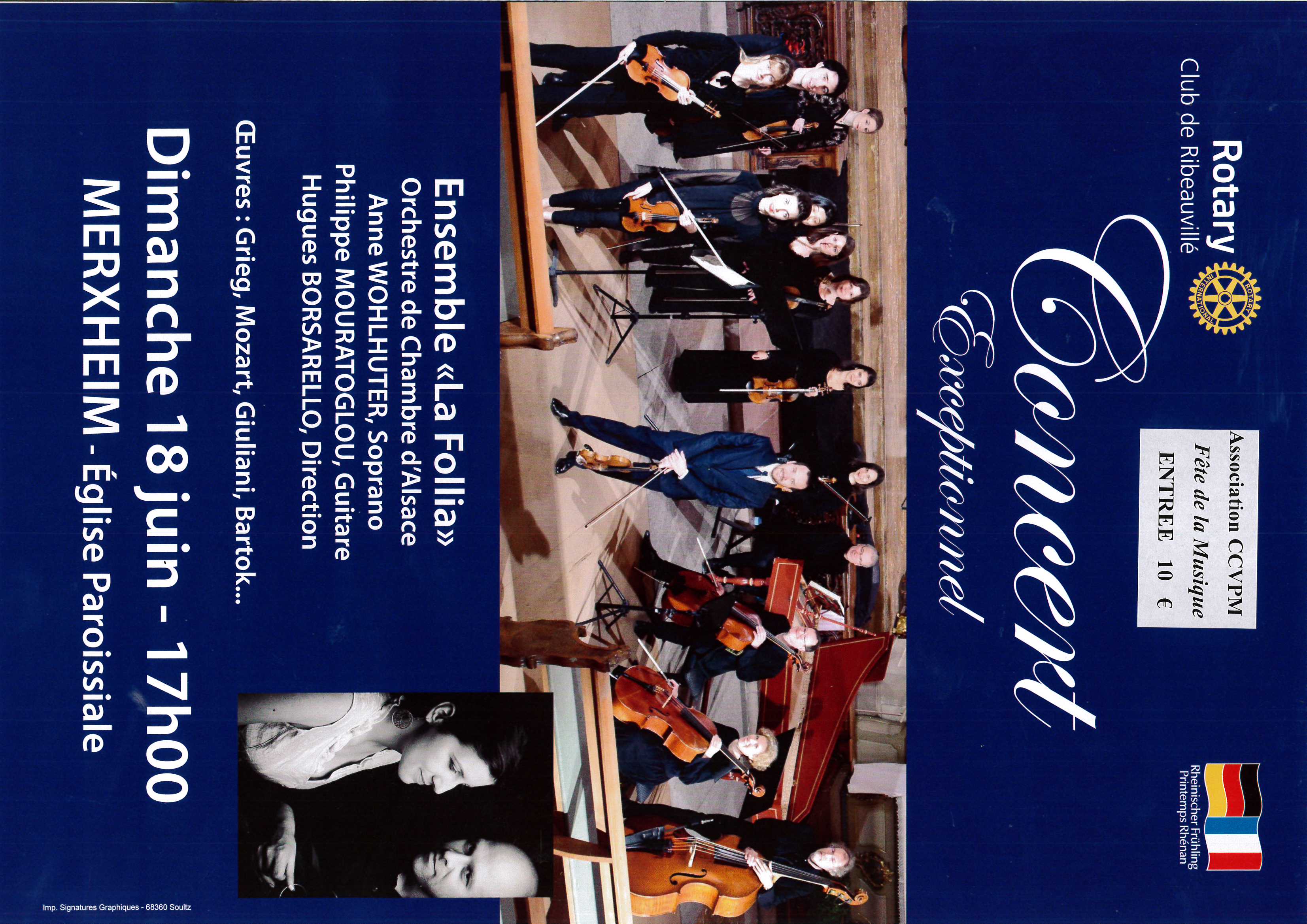 Concert Rotary club Ribeauvillé - 18.06.2023