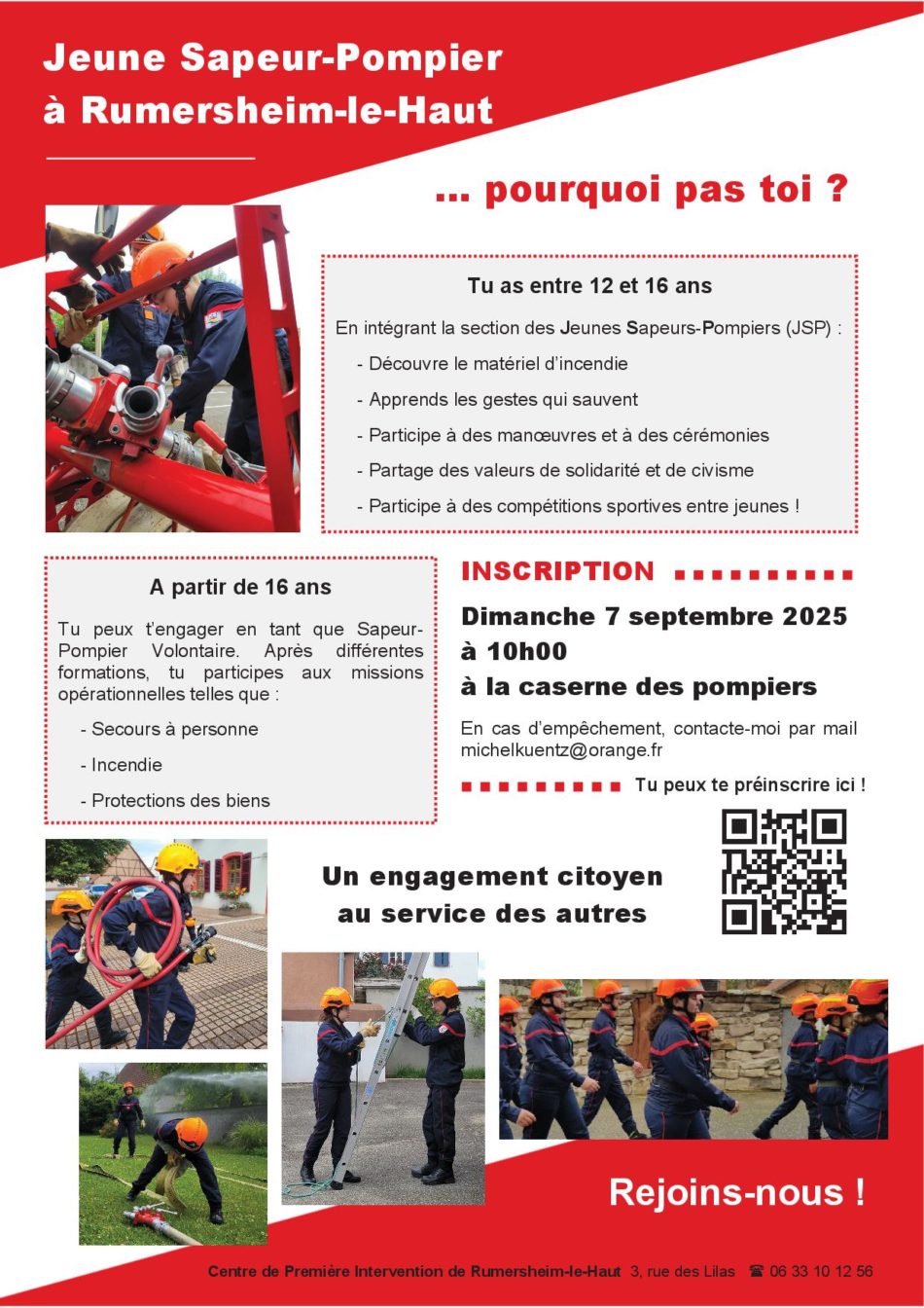 Recrutement JSP 2025
