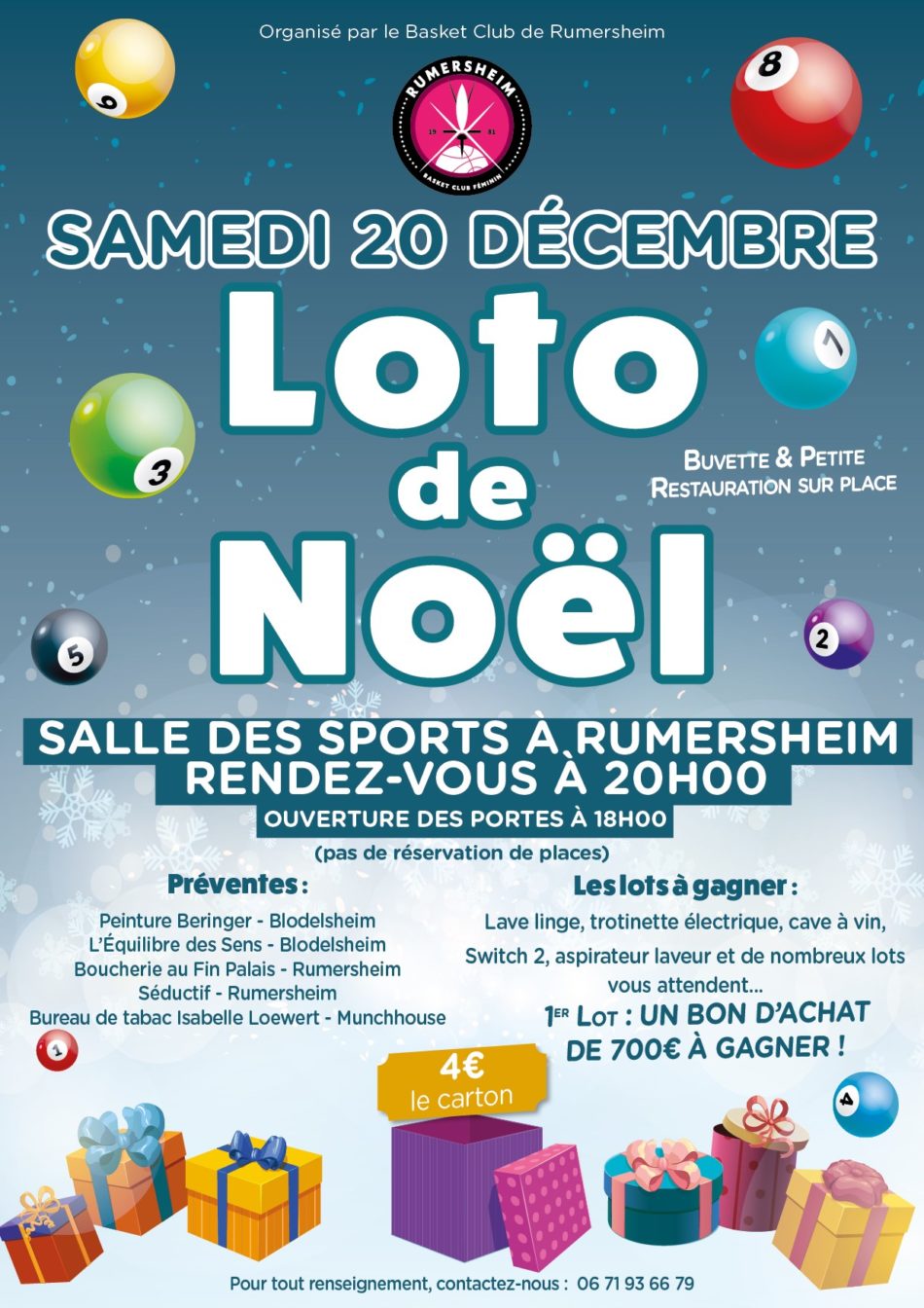 BC Basket - Loto de Noël - 20.12.2025