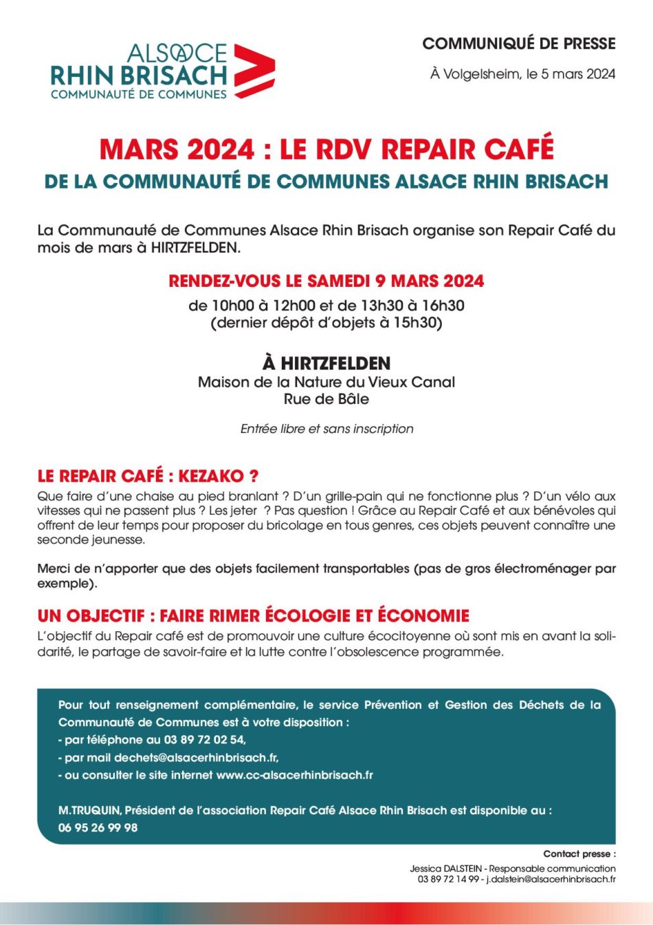 CCARB - Repair Café - 09.03.24
