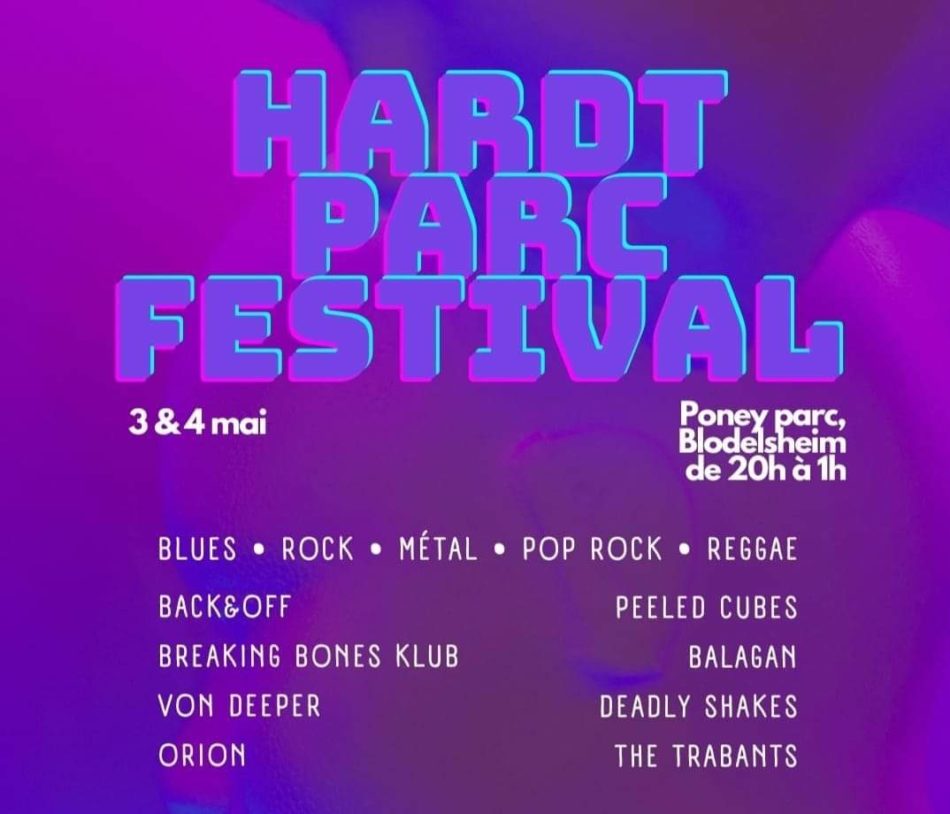 Hardt Parc Festival Flyer - 3-4 mai 2024