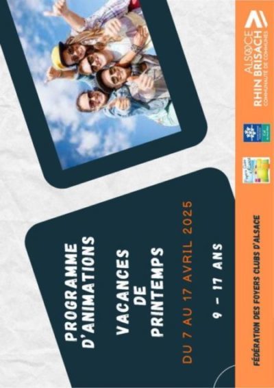 Programme vacances de printemps 20251