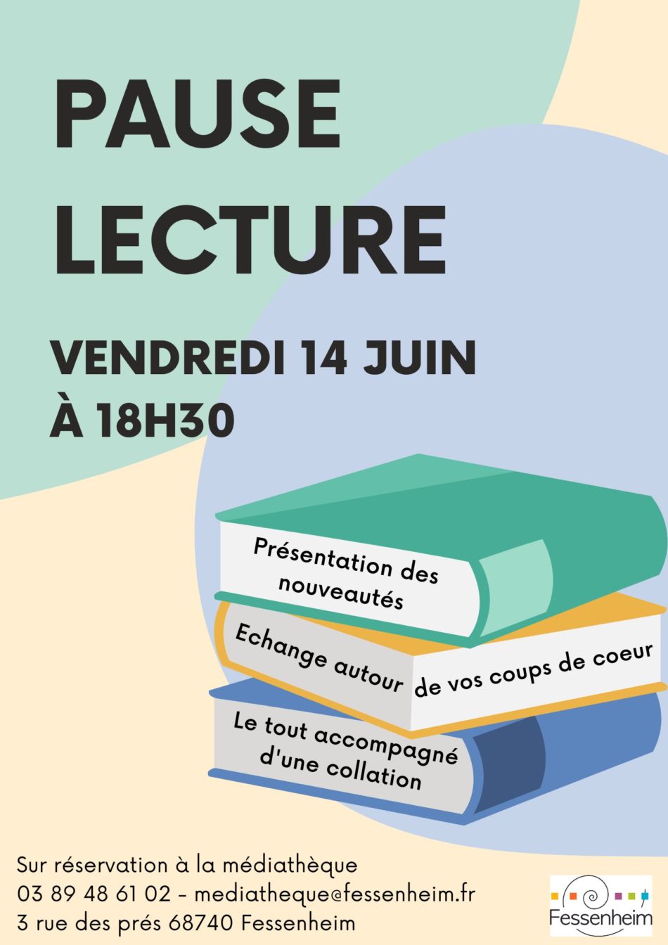 Médiathèque Fessenheim - Pause Lecture - 14.06.2024