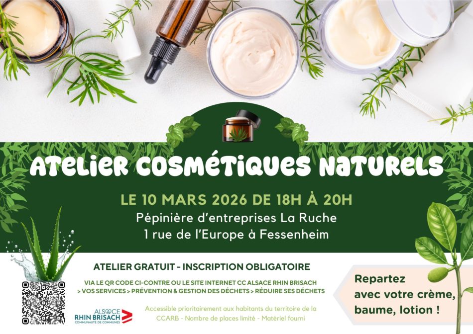 CCARB - Atelier Cosmétiques naturels - 10.03.2026