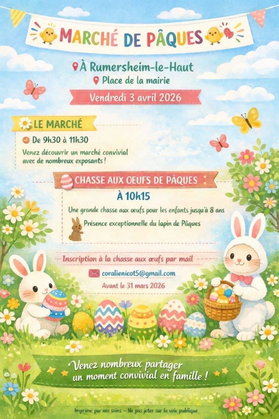 Marché de Pâques 2026