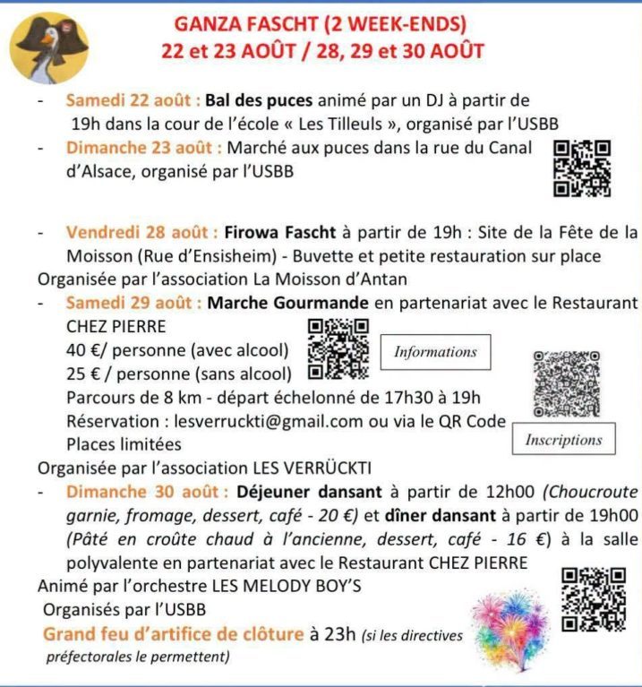 Ganza fascht 2026 - Programme