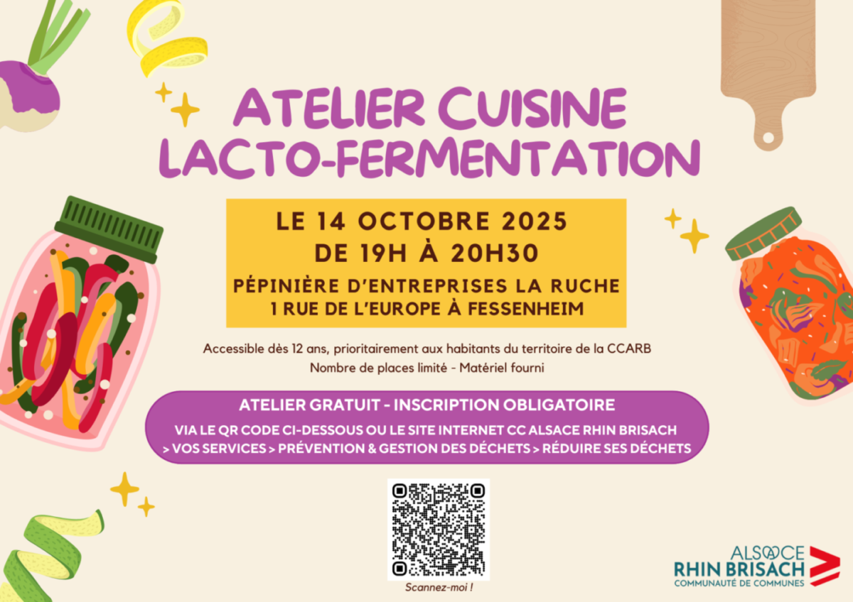 CCARB - Atelier cuisine Lactofermentation - 14.10.2025