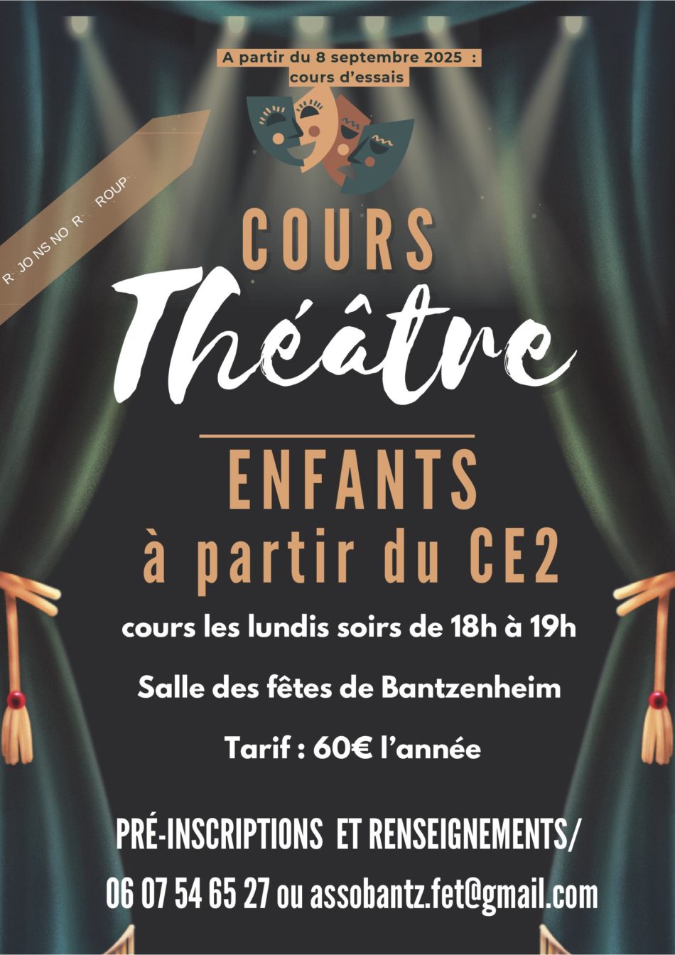 Cours de théâtre Bantzenheim