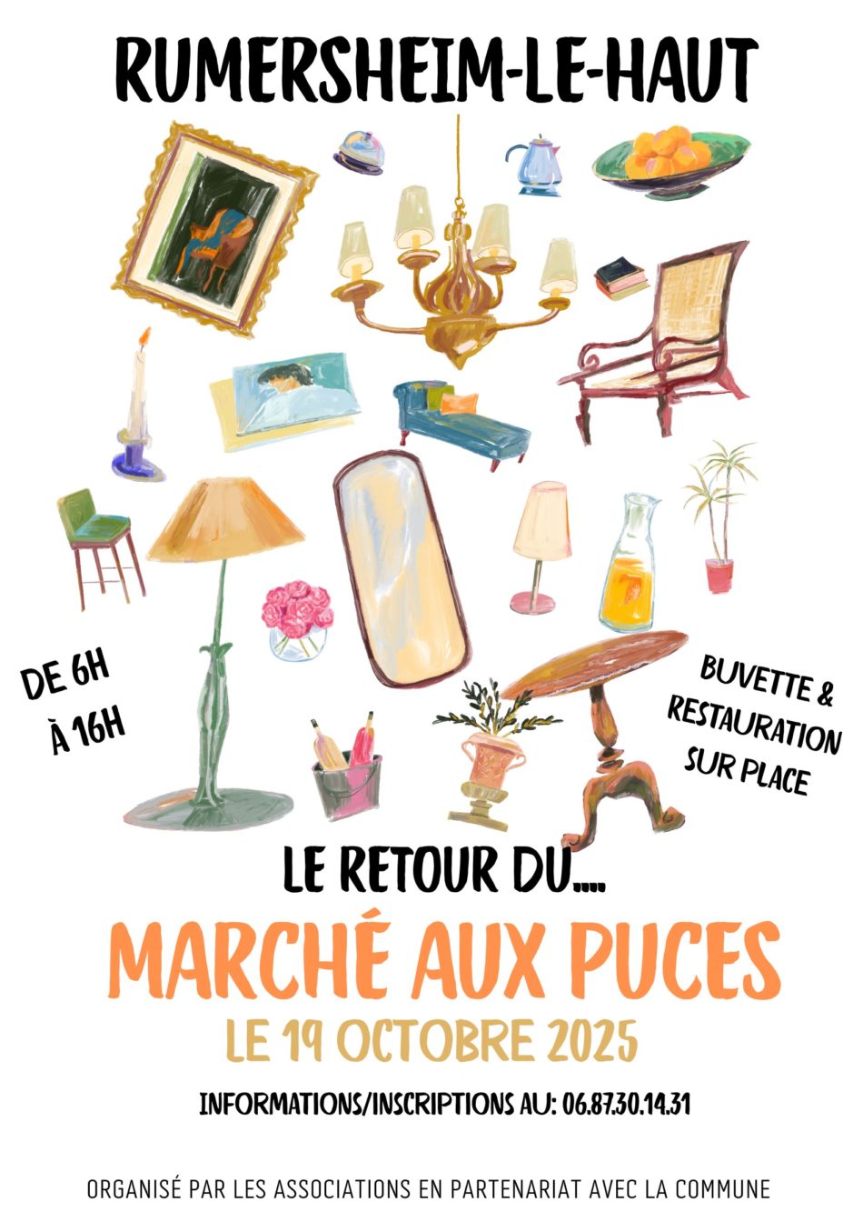 Flyer Marché aux puces