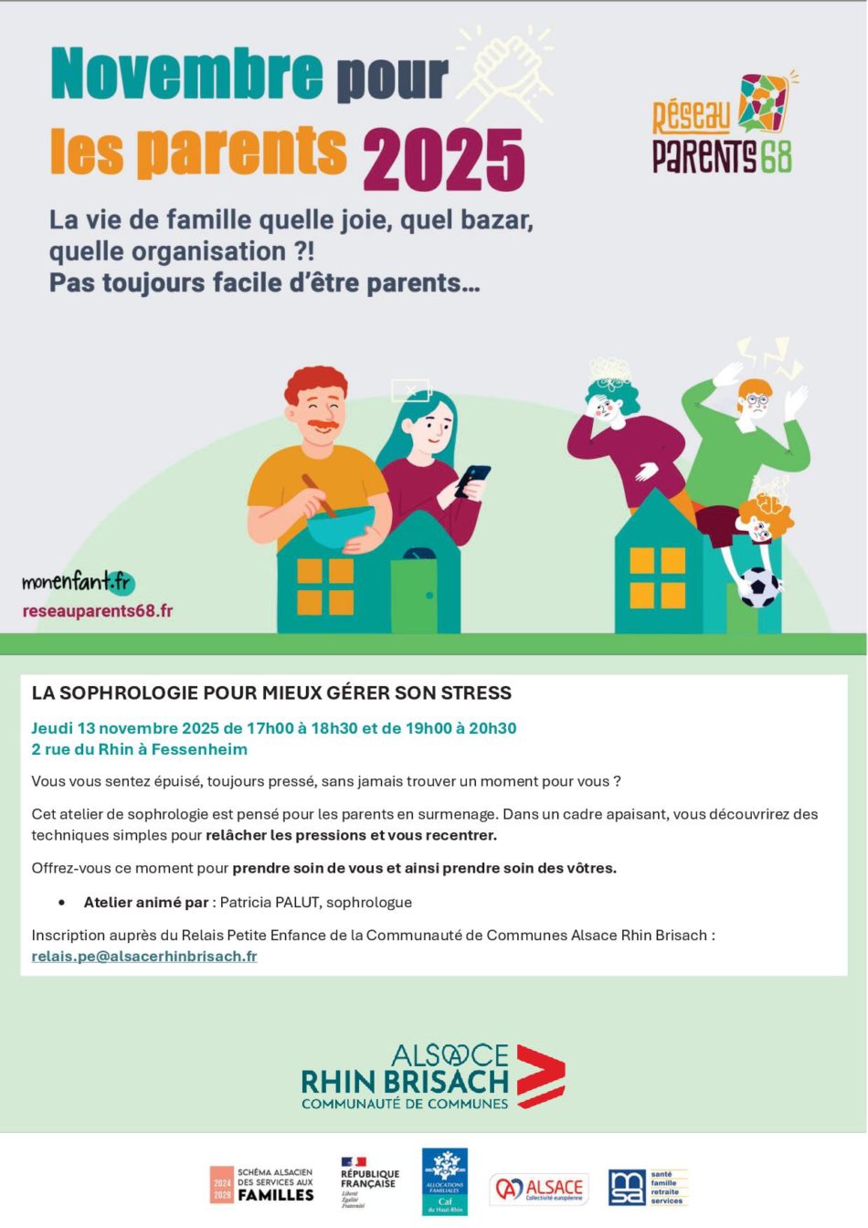 Novembre pour les parents - Ateliers sophro - 13.11.25
