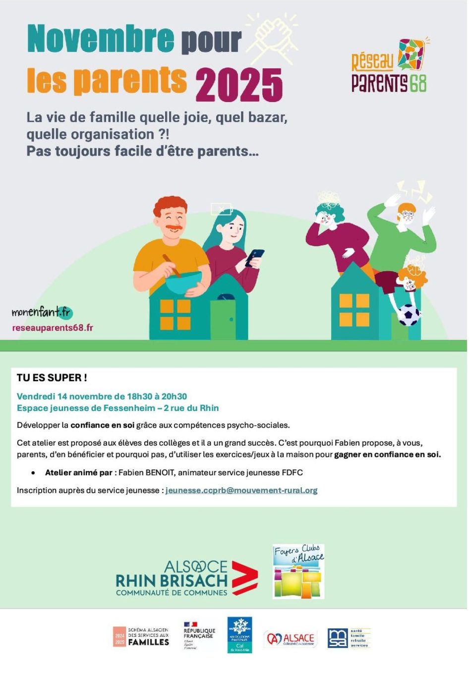 Novembre pour les parents - Tu es super - 14.11.2025