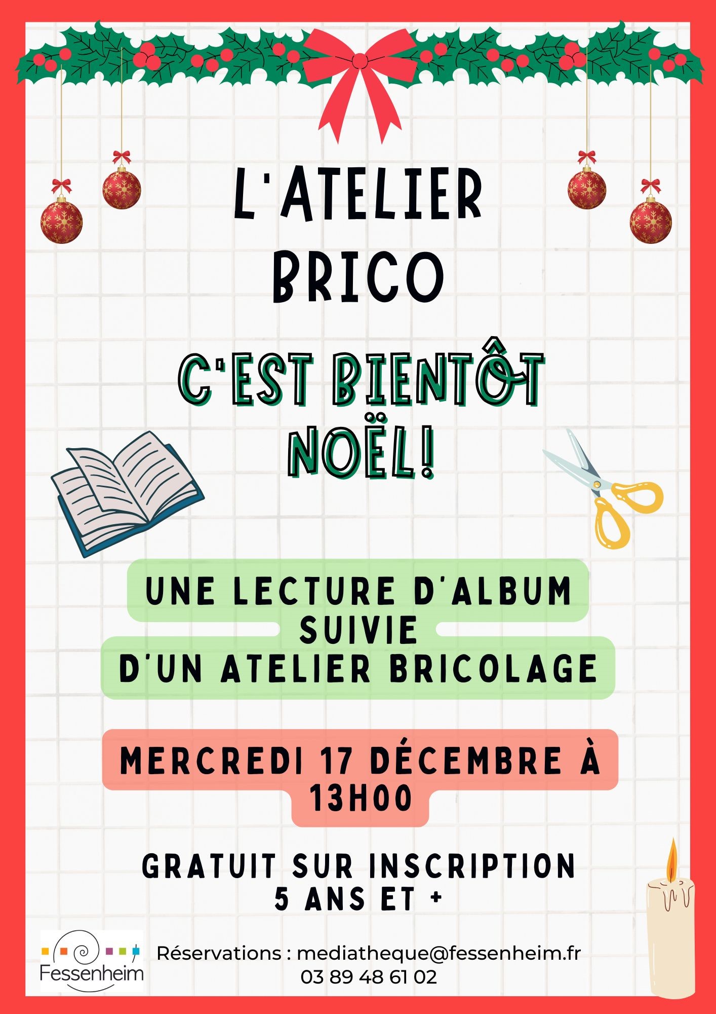 L'atelier brico de Noël - 17.12.2025