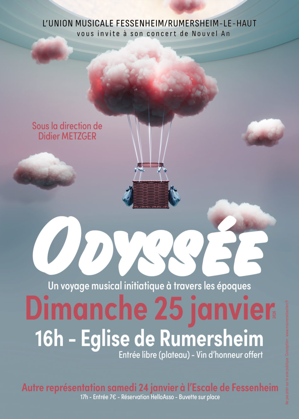 Flyer Concert du Nouvel An Musique concordia - 25.01.2026