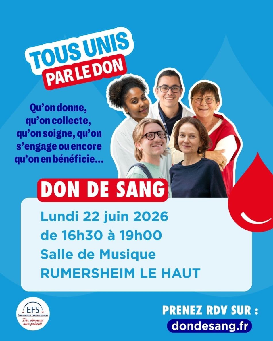 Don du sang - 22.06.2026