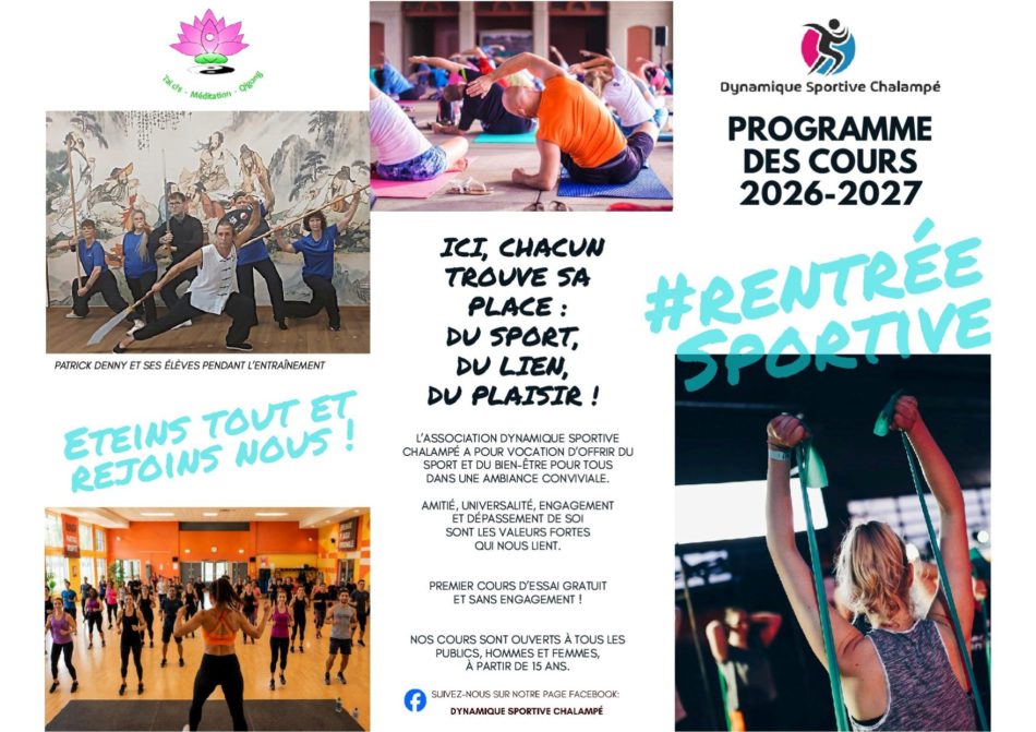 Dynamique Sportive Chalampé - Saison 2026-2027 - Programme2